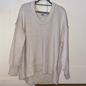 Free People cream sweater